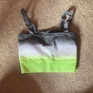 Ombré square neck tank.